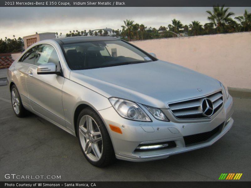 Iridium Silver Metallic / Black 2013 Mercedes-Benz E 350 Coupe