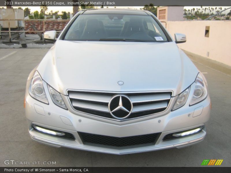 Iridium Silver Metallic / Black 2013 Mercedes-Benz E 350 Coupe