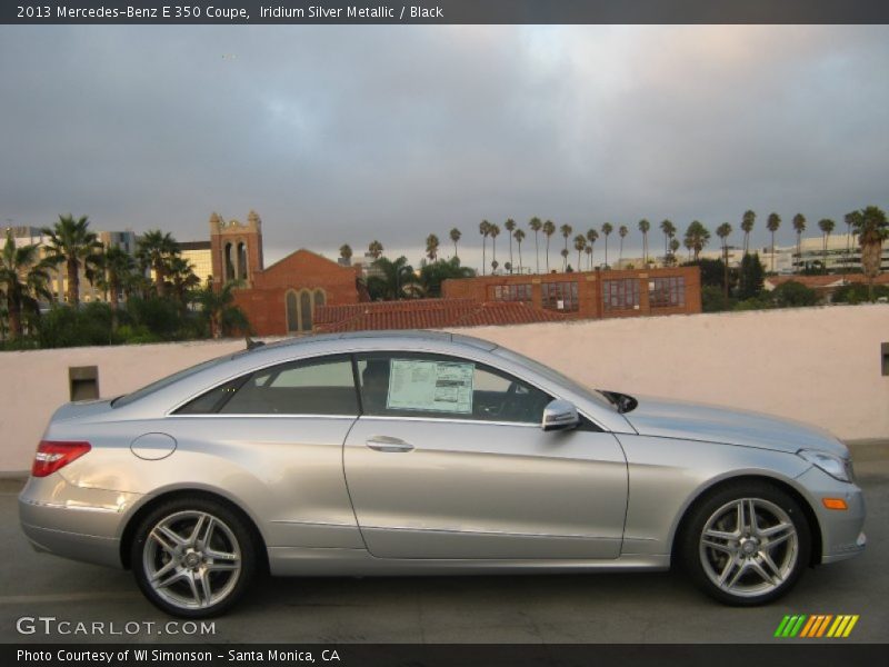 Iridium Silver Metallic / Black 2013 Mercedes-Benz E 350 Coupe