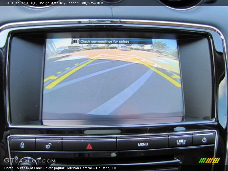 Indigo Metallic / London Tan/Navy Blue 2011 Jaguar XJ XJL