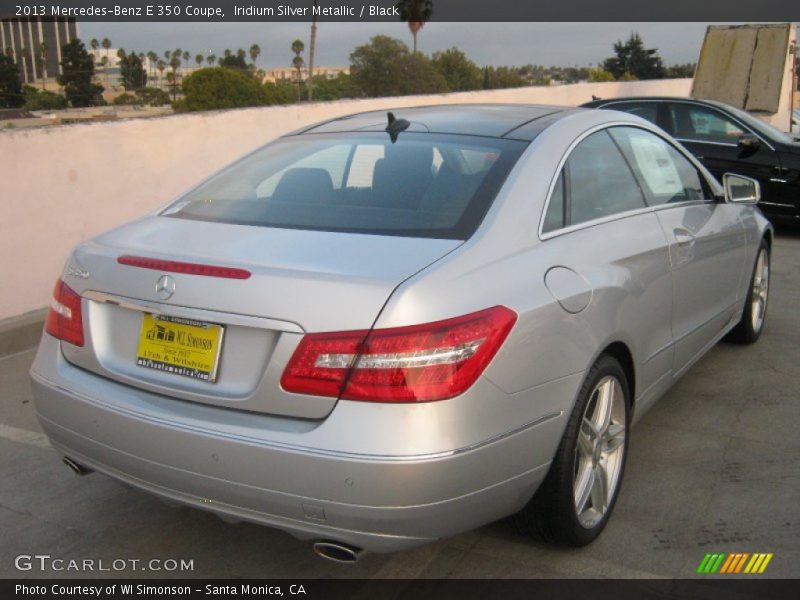 Iridium Silver Metallic / Black 2013 Mercedes-Benz E 350 Coupe