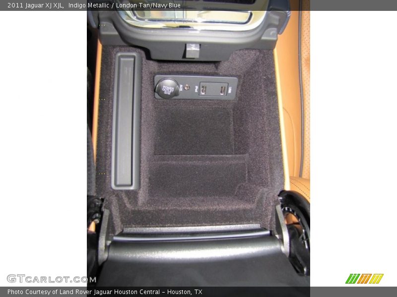 Indigo Metallic / London Tan/Navy Blue 2011 Jaguar XJ XJL