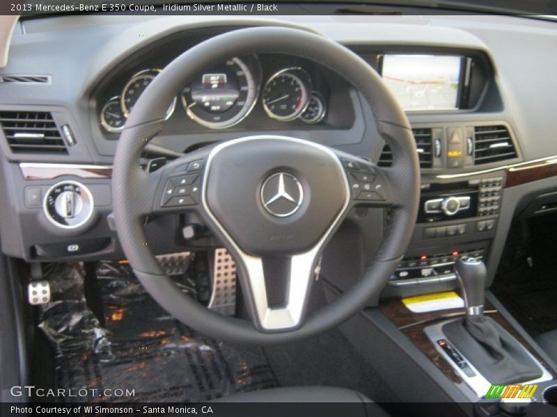 Iridium Silver Metallic / Black 2013 Mercedes-Benz E 350 Coupe