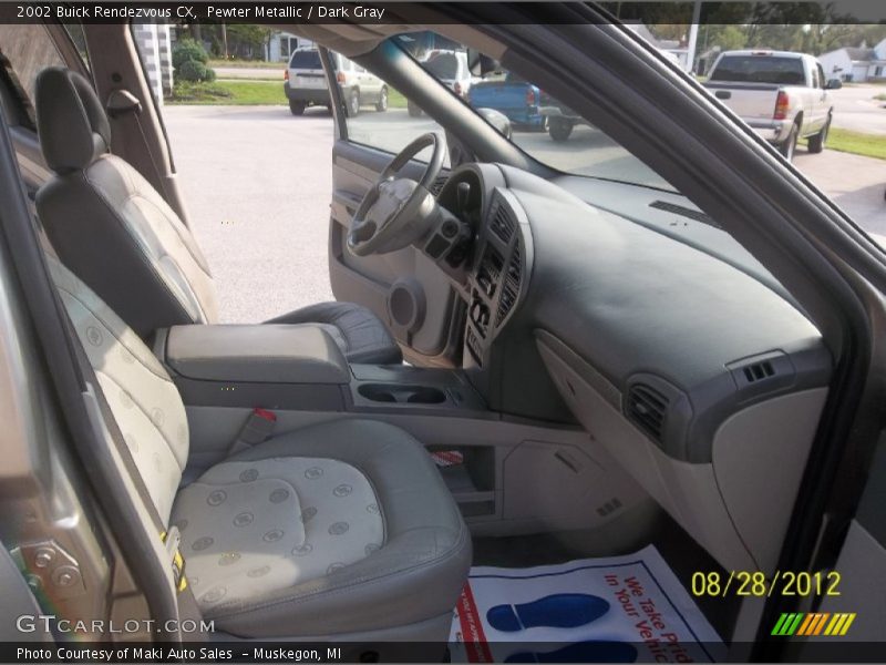 Pewter Metallic / Dark Gray 2002 Buick Rendezvous CX