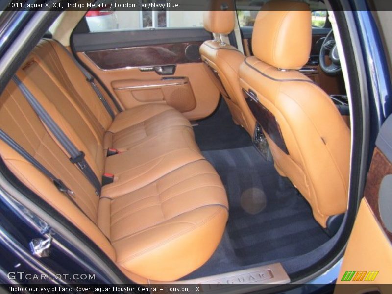  2011 XJ XJL London Tan/Navy Blue Interior