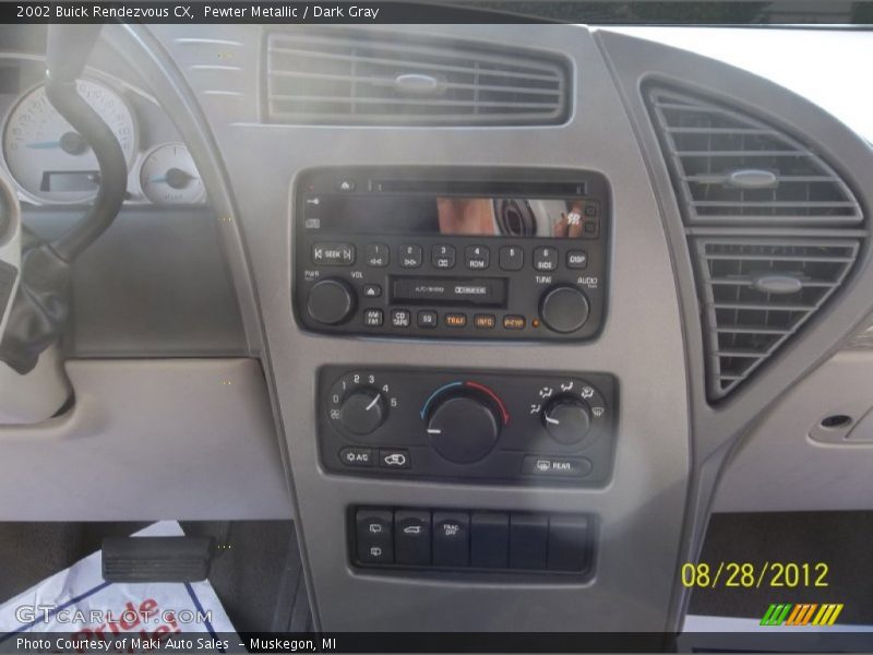 Pewter Metallic / Dark Gray 2002 Buick Rendezvous CX