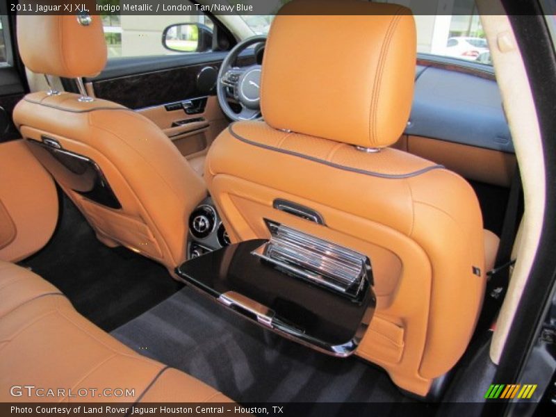 Indigo Metallic / London Tan/Navy Blue 2011 Jaguar XJ XJL