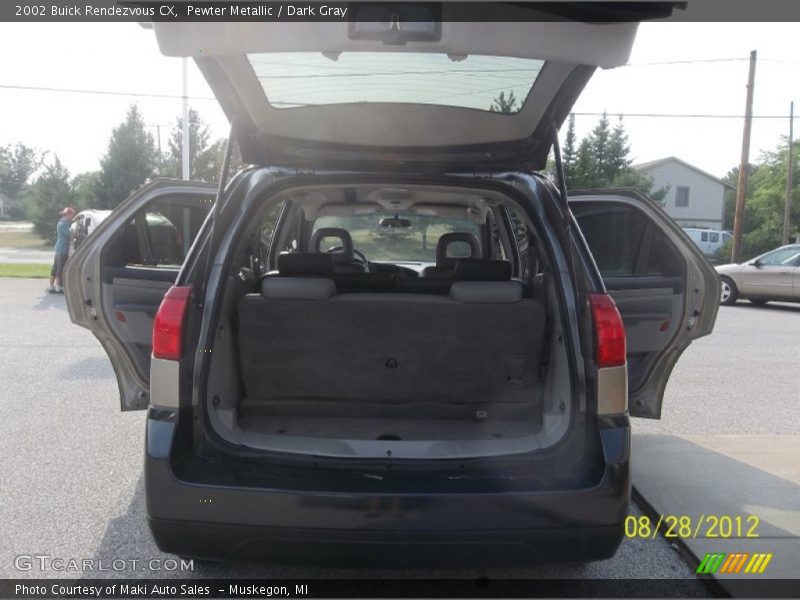 Pewter Metallic / Dark Gray 2002 Buick Rendezvous CX