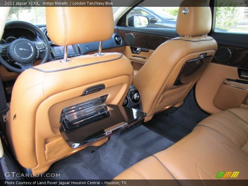  2011 XJ XJL London Tan/Navy Blue Interior