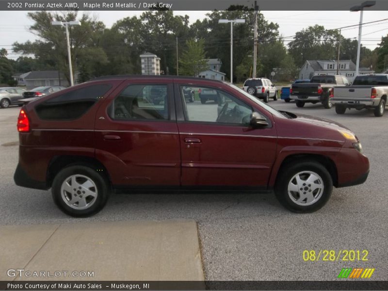 Maple Red Metallic / Dark Gray 2002 Pontiac Aztek AWD