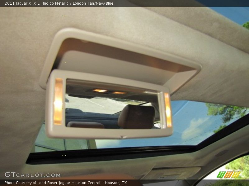 Indigo Metallic / London Tan/Navy Blue 2011 Jaguar XJ XJL