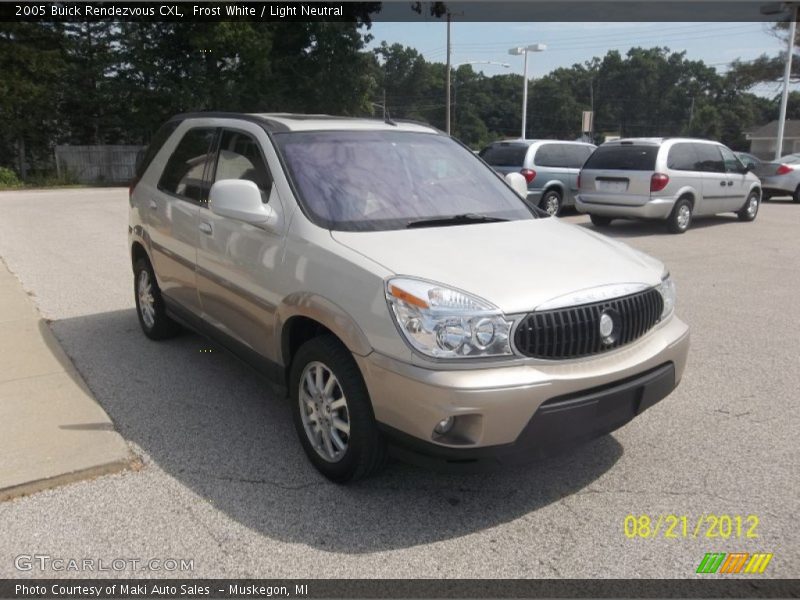 Frost White / Light Neutral 2005 Buick Rendezvous CXL