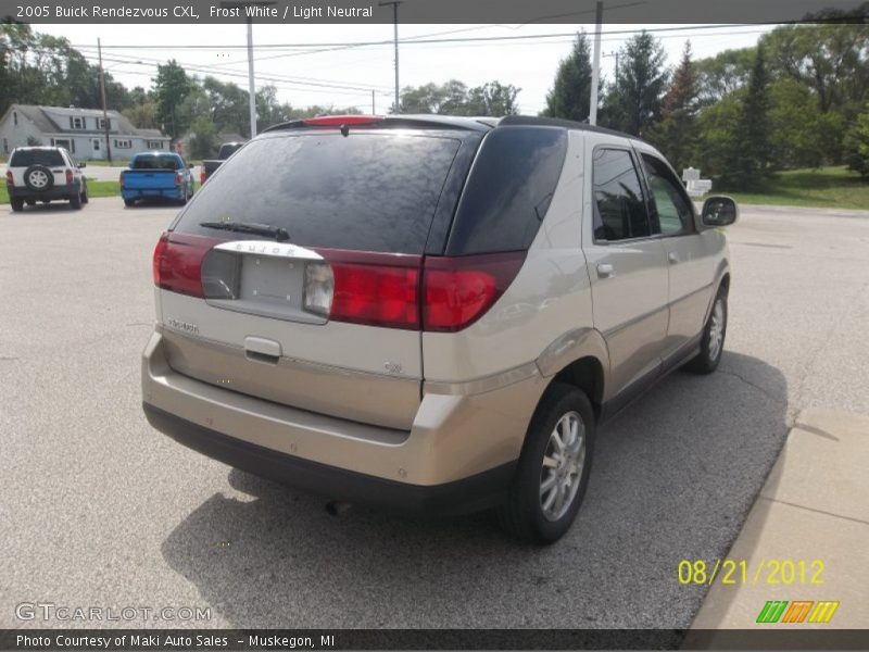 Frost White / Light Neutral 2005 Buick Rendezvous CXL