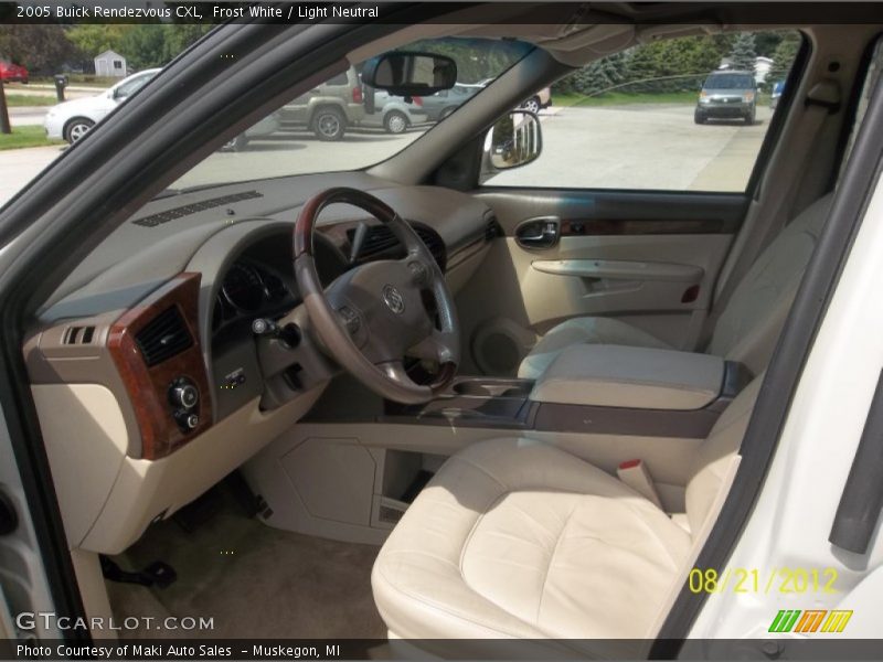 Frost White / Light Neutral 2005 Buick Rendezvous CXL