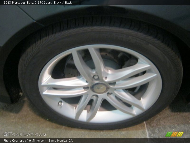 Black / Black 2013 Mercedes-Benz C 250 Sport