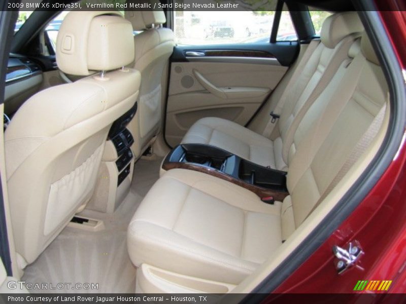 Vermilion Red Metallic / Sand Beige Nevada Leather 2009 BMW X6 xDrive35i