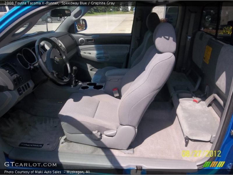 Speedway Blue / Graphite Gray 2008 Toyota Tacoma X-Runner