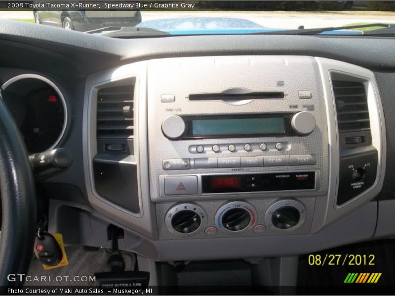 Speedway Blue / Graphite Gray 2008 Toyota Tacoma X-Runner