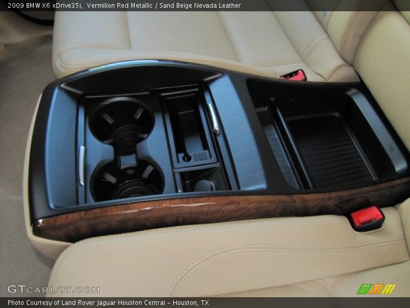 Vermilion Red Metallic / Sand Beige Nevada Leather 2009 BMW X6 xDrive35i