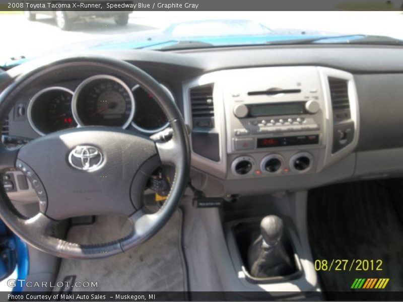 Speedway Blue / Graphite Gray 2008 Toyota Tacoma X-Runner