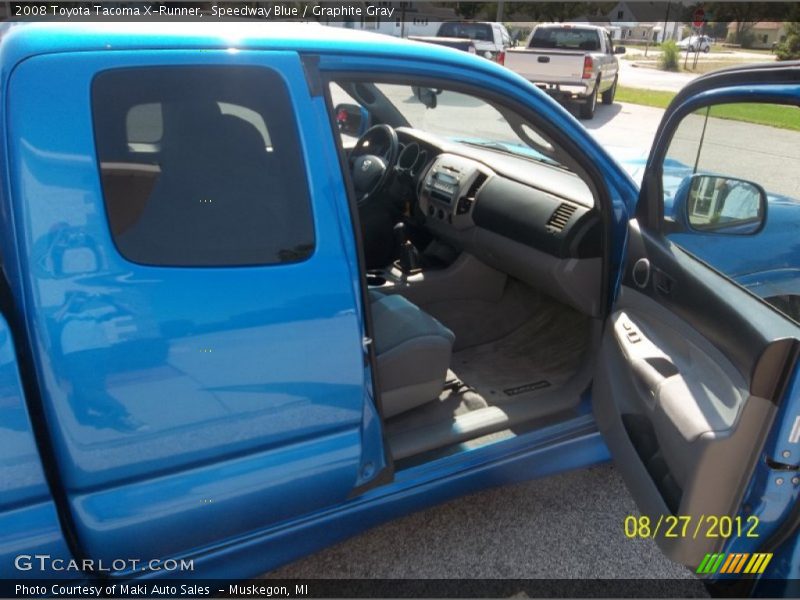 Speedway Blue / Graphite Gray 2008 Toyota Tacoma X-Runner