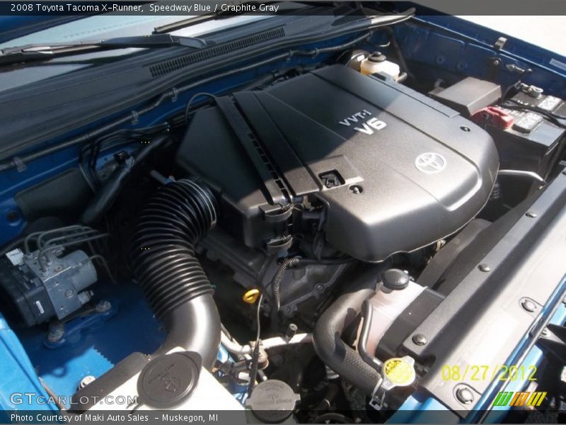 Speedway Blue / Graphite Gray 2008 Toyota Tacoma X-Runner