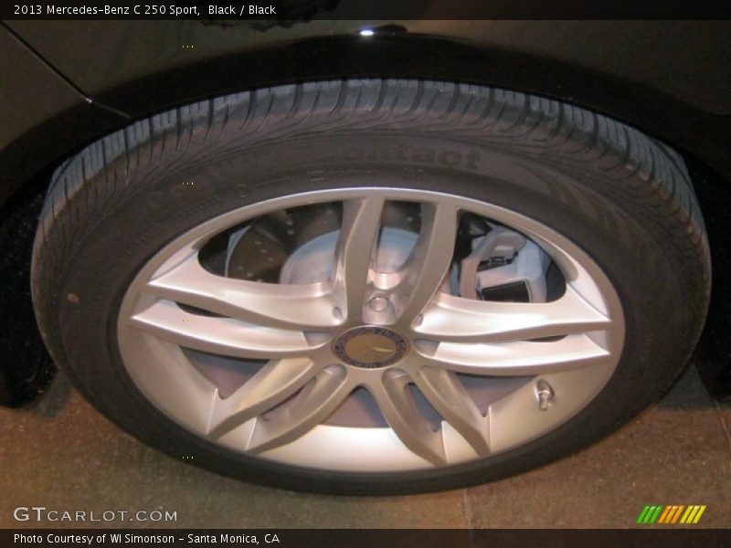 Black / Black 2013 Mercedes-Benz C 250 Sport
