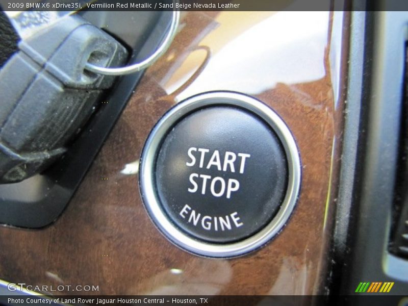 Vermilion Red Metallic / Sand Beige Nevada Leather 2009 BMW X6 xDrive35i