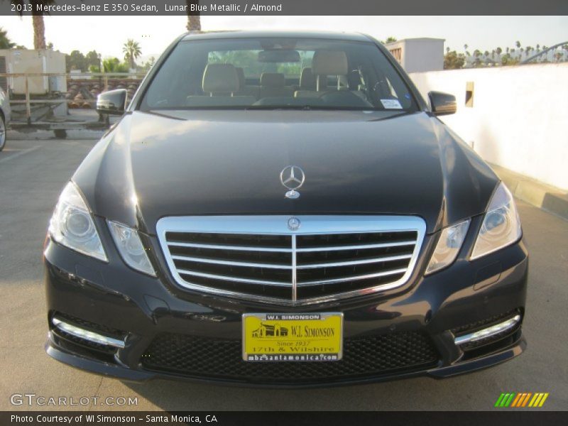 Lunar Blue Metallic / Almond 2013 Mercedes-Benz E 350 Sedan