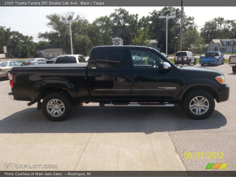 Black / Taupe 2005 Toyota Tundra SR5 Double Cab 4x4