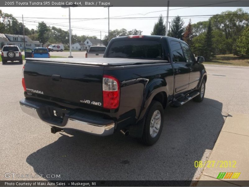 Black / Taupe 2005 Toyota Tundra SR5 Double Cab 4x4