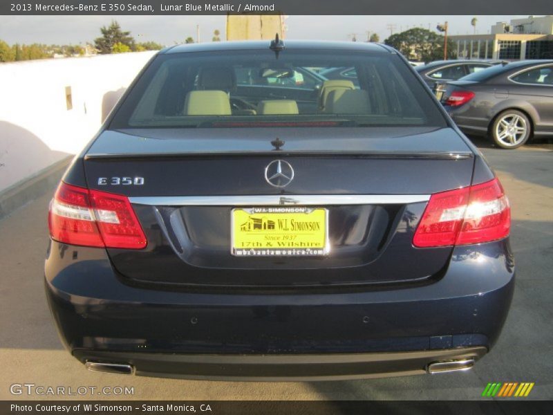 Lunar Blue Metallic / Almond 2013 Mercedes-Benz E 350 Sedan