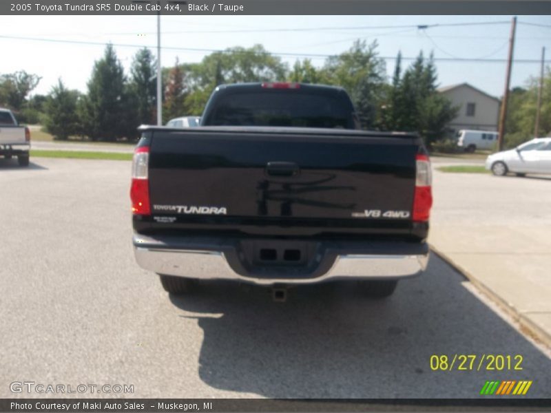 Black / Taupe 2005 Toyota Tundra SR5 Double Cab 4x4