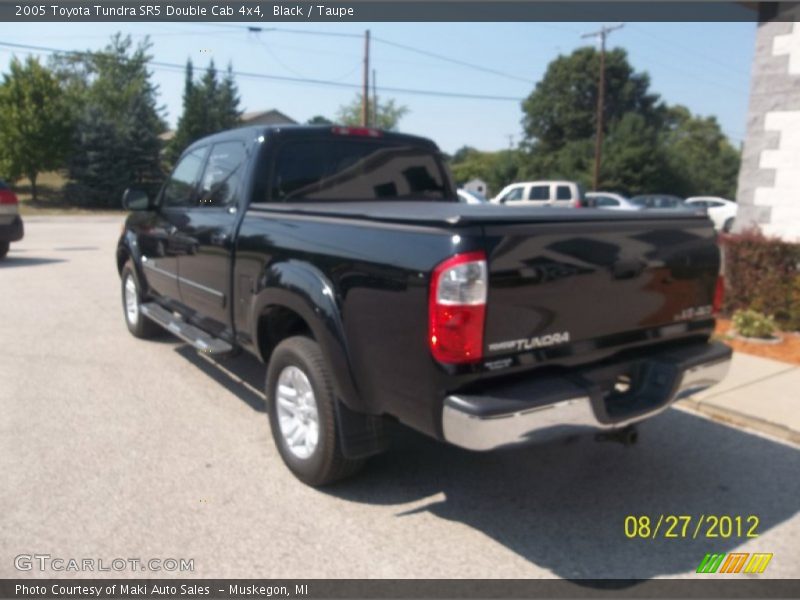 Black / Taupe 2005 Toyota Tundra SR5 Double Cab 4x4