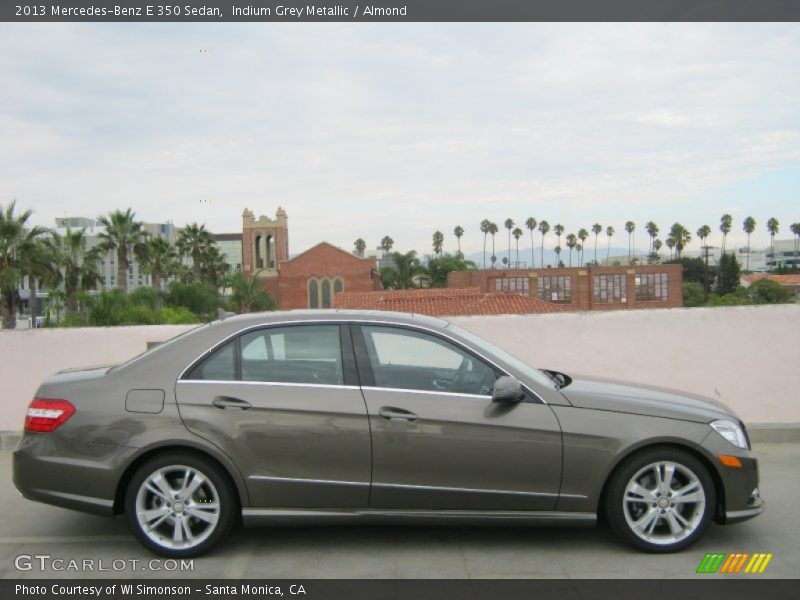 Indium Grey Metallic / Almond 2013 Mercedes-Benz E 350 Sedan