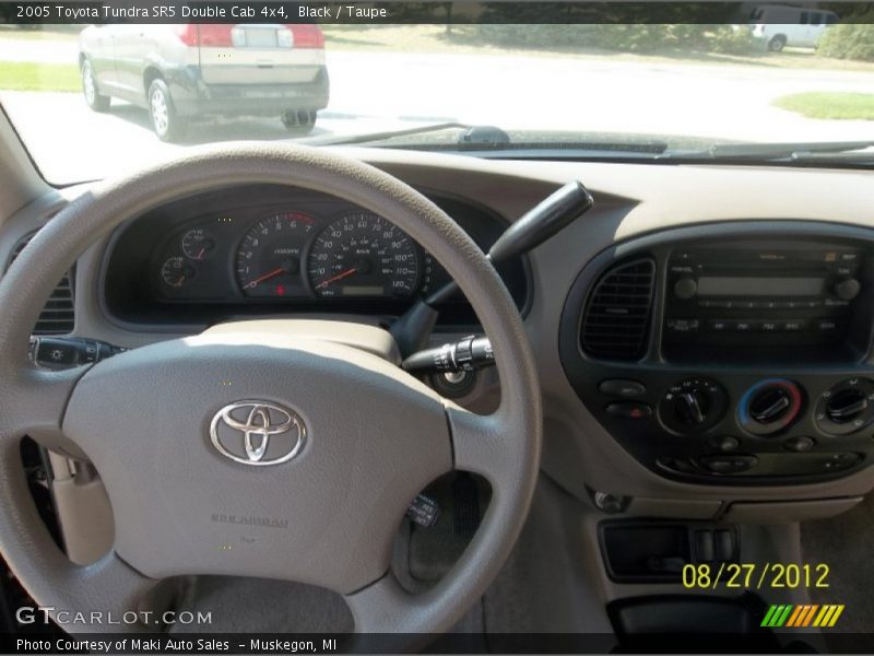 Black / Taupe 2005 Toyota Tundra SR5 Double Cab 4x4