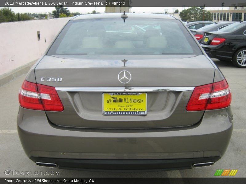 Indium Grey Metallic / Almond 2013 Mercedes-Benz E 350 Sedan