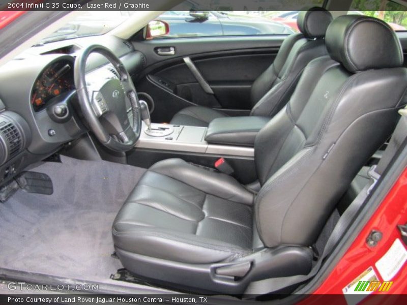 Laser Red / Graphite 2004 Infiniti G 35 Coupe