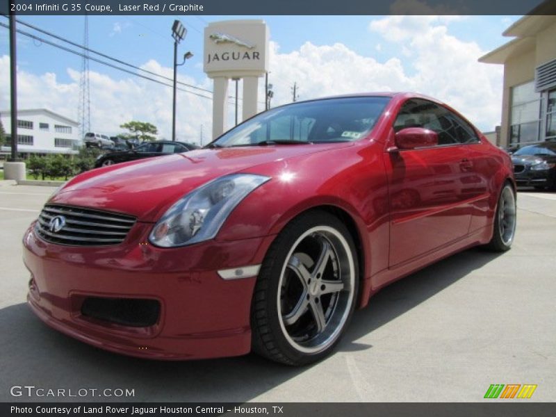 Laser Red / Graphite 2004 Infiniti G 35 Coupe