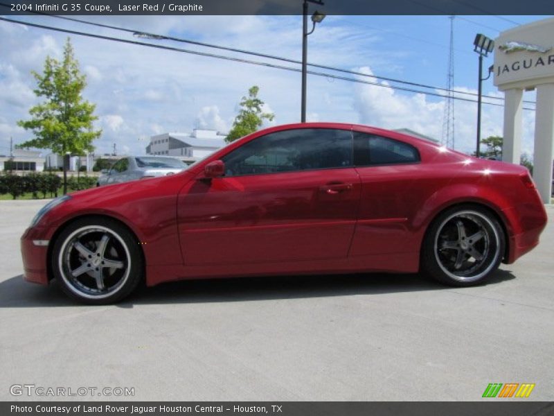 Laser Red / Graphite 2004 Infiniti G 35 Coupe