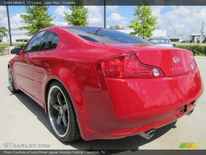 Laser Red / Graphite 2004 Infiniti G 35 Coupe