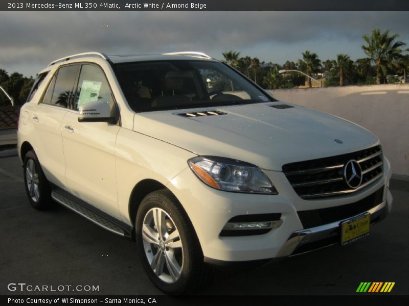Arctic White / Almond Beige 2013 Mercedes-Benz ML 350 4Matic