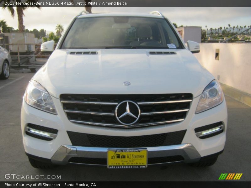 Arctic White / Almond Beige 2013 Mercedes-Benz ML 350 4Matic