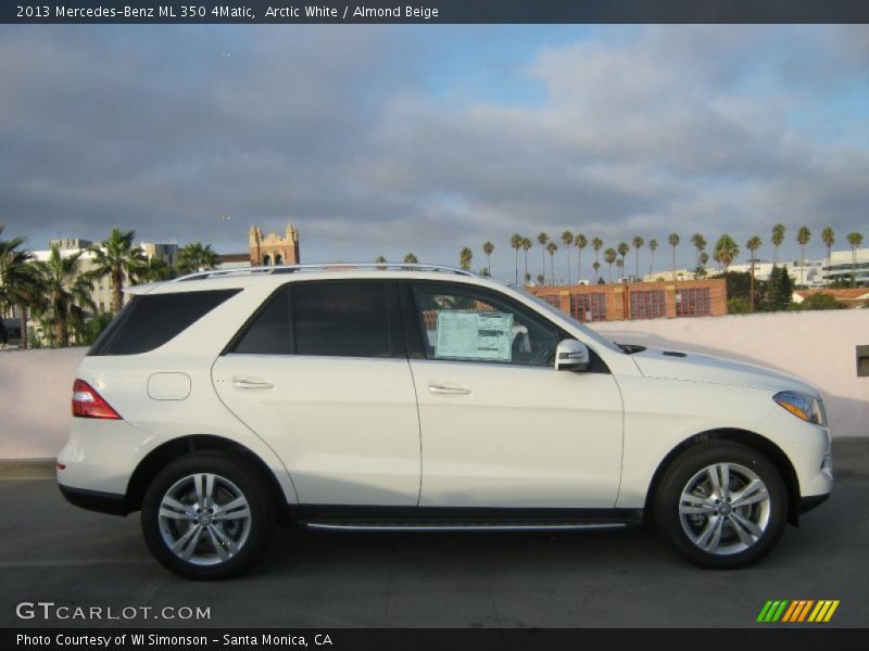 Arctic White / Almond Beige 2013 Mercedes-Benz ML 350 4Matic
