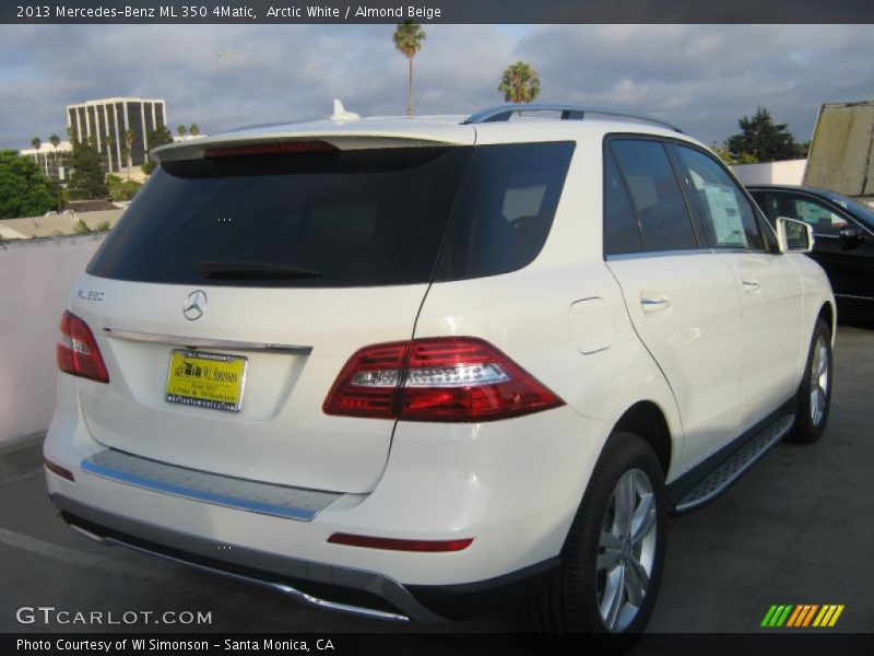 Arctic White / Almond Beige 2013 Mercedes-Benz ML 350 4Matic