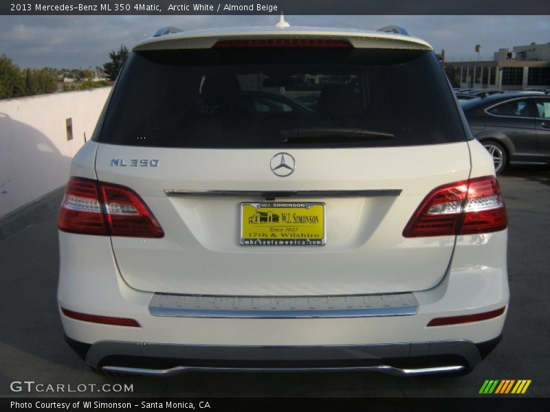 Arctic White / Almond Beige 2013 Mercedes-Benz ML 350 4Matic