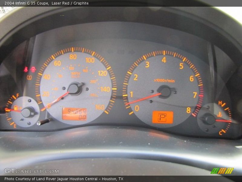 Laser Red / Graphite 2004 Infiniti G 35 Coupe