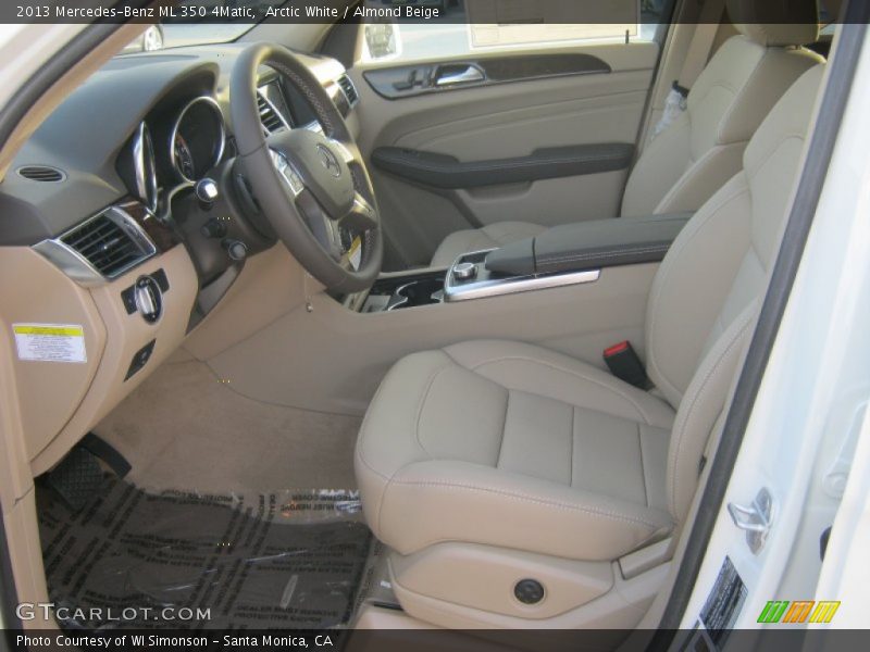 Arctic White / Almond Beige 2013 Mercedes-Benz ML 350 4Matic