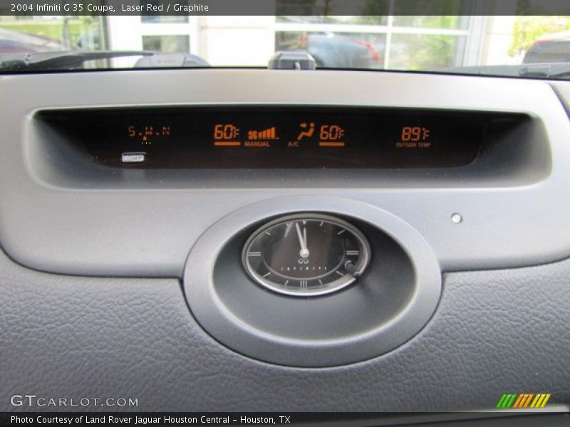 Laser Red / Graphite 2004 Infiniti G 35 Coupe