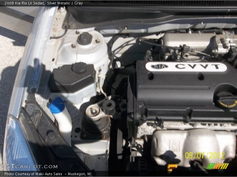 Silver Metallic / Gray 2008 Kia Rio LX Sedan